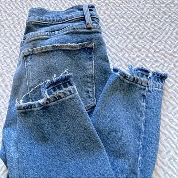 FRAME Le High Skinny Crop Jeans, Clarin, Rips Size 27 - Picture 16 of 16